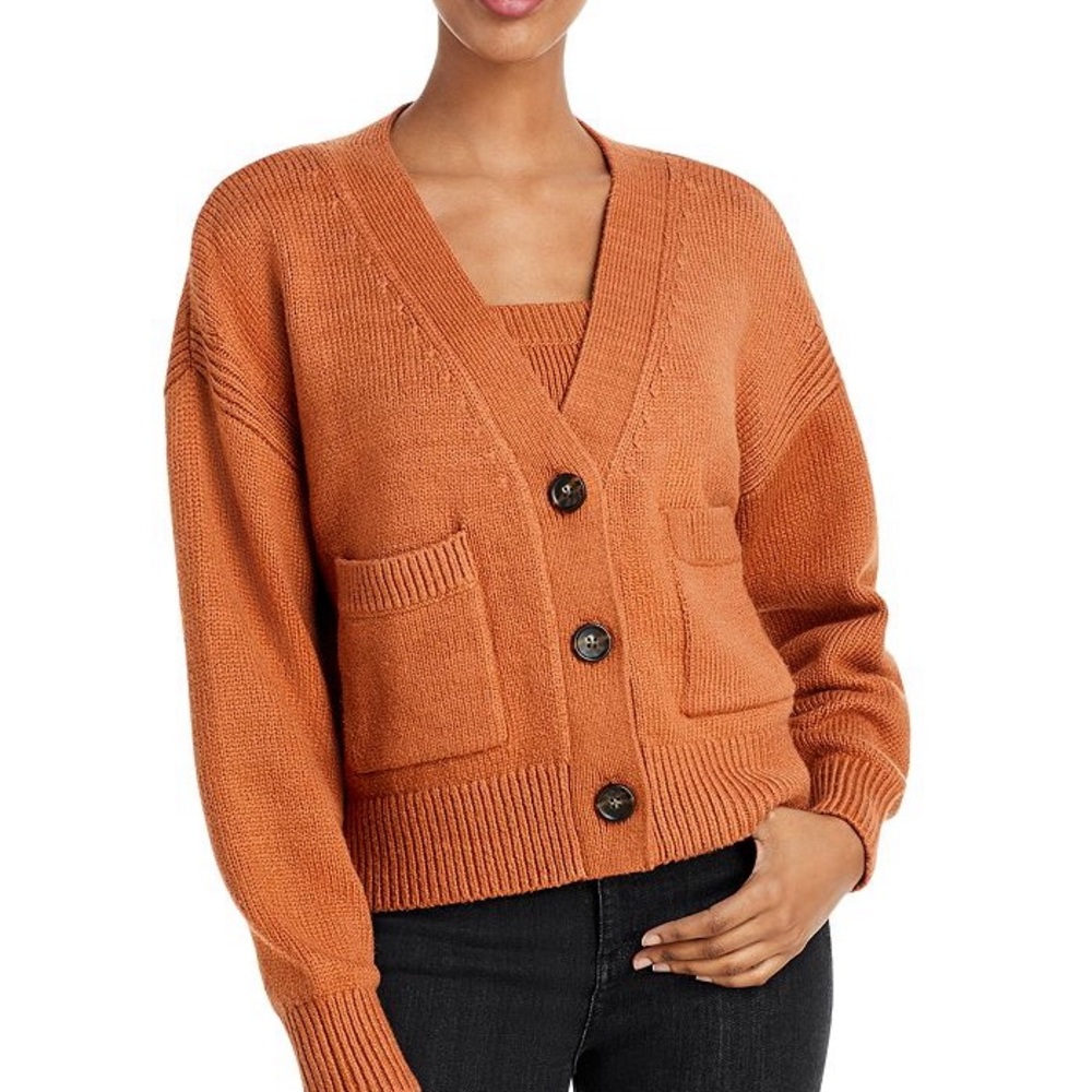 A.L.C. Vincent Button Front Cardigan - NWT size Lg in Cider
